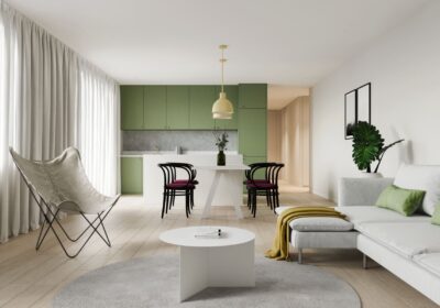 Các mẫu căn hộ chung cư gam màu sáng