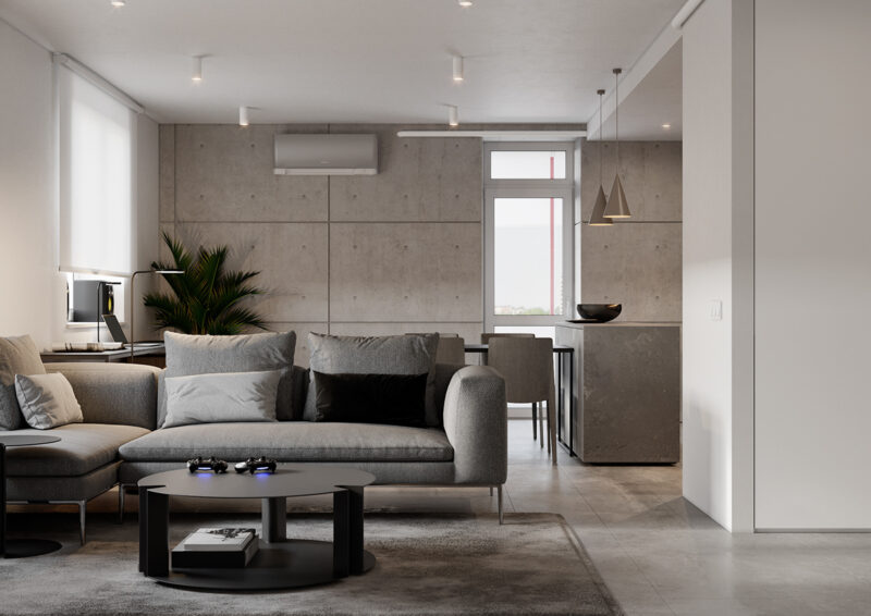 Thiết kế nội thất chung cư 70m2 hiện đại